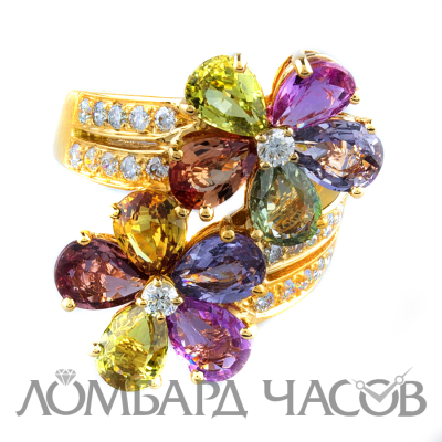 Ювелирное изделие Bvlgari  
кольцо Sapphire Flower Flora