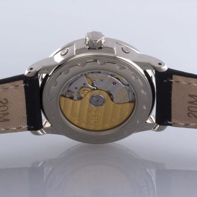 Швейцарские часы Blancpain  "Leman Moon Phase Complete Calendar" White Gold 38 mm