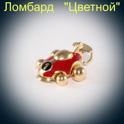 Ювелирное изделие Aaron Basha  подвеска "Гоночная машина"