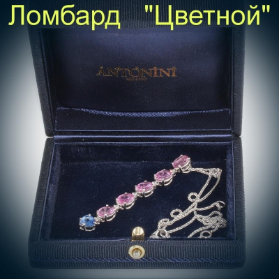 Ювелирное изделие Antonini  подвеска с сапфирами