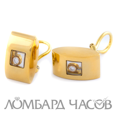 Ювелирное изделие Chopard  Happy Diamonds Squares серьги