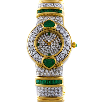 Швейцарские часы Chimento  
часы с бриллиантами и изумрудами