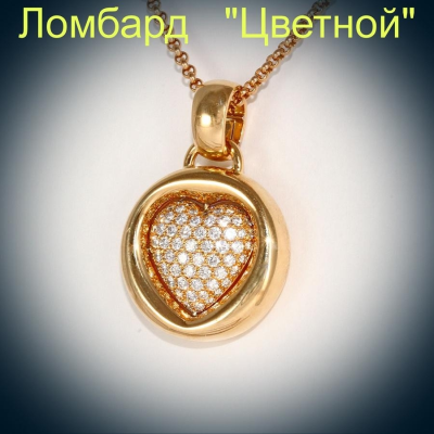 Ювелирное изделие Chopard  подвеска сердце с бриллиантами