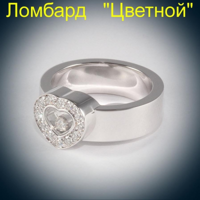 Ювелирное изделие Chopard  Happy Diamonds Hearts кольцо с брилилантами