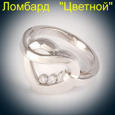Ювелирное изделие Chopard  Happy Diamonds Hearts кольцо с бриллиантами