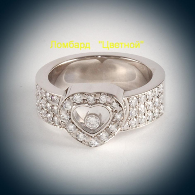 Ювелирное изделие Chopard  Happy Diamonds кольцо с бриллиантами