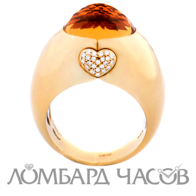 Ювелирное изделие Chopard  
кольцо Rainbow с бриллиантами и цитрином