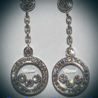 Ювелирное изделие Chopard  Happy 
Diamonds серьги