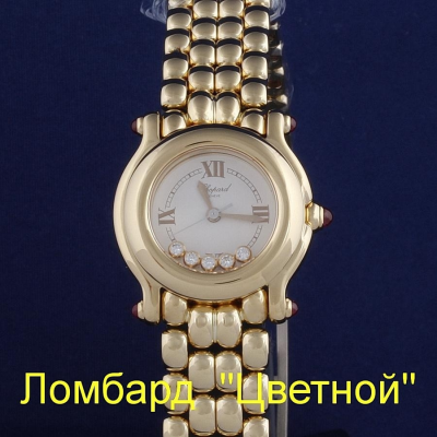 Швейцарские часы Chopard Chopаrd Happy Sport 26 mm Gold