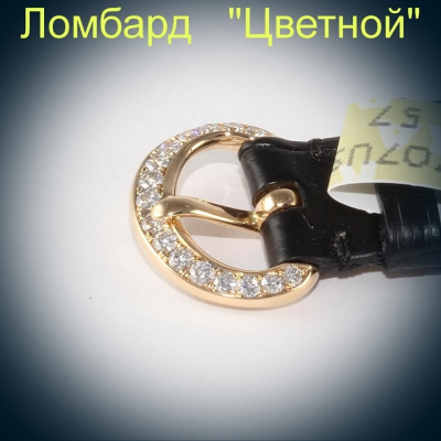 Швейцарские часы Chopard  Oval in Yellow Gold with Diamond Bezel