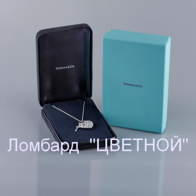 Ювелирное изделие Tiffany & Co Tiffany "Filigree Heart with Key" кулон