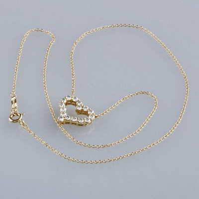 Ювелирное изделие Tiffany & Co  подвеска сердце с бриллиантами