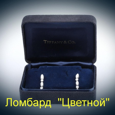 Ювелирное изделие Tiffany & Co  серьги с бриллиантами