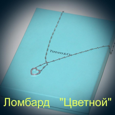 Ювелирное изделие Tiffany & Co . подвеска сердце Pt.