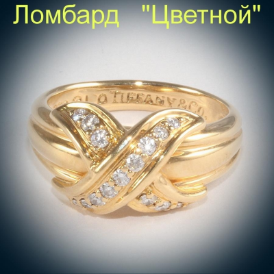 Ювелирное изделие Tiffany & Co  кольцо с бриллиантами