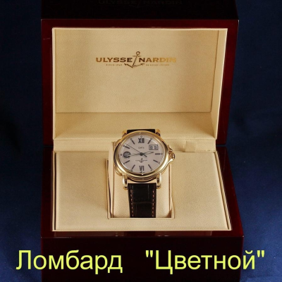 Швейцарские часы Ulysse Nardin  GMT Big Date 40 mm