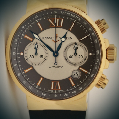 Швейцарские часы Ulysse Nardin  Maxi Marine Chronograph Gold