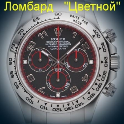 Швейцарские часы Rolex  Daytona Gold Black Dial 40mm