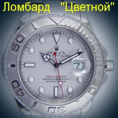 Швейцарские часы Rolex  Yachtmaster Platinum Bezel 40 mm
