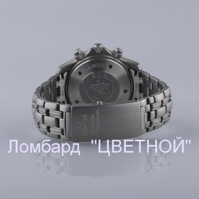 Швейцарские часы Omega  Seamaster in Titanium Blue Bezel