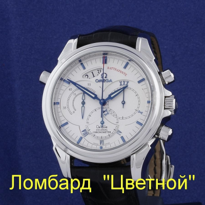 Швейцарские часы Omega  De Ville Rattrapante 42 mm