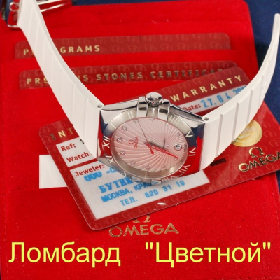 Швейцарские часы Omega  Constellation Ladies Diamond Dial
