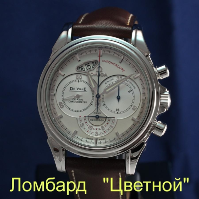 Швейцарские часы Omega  De Ville Escapement Co-axial Chronoscope