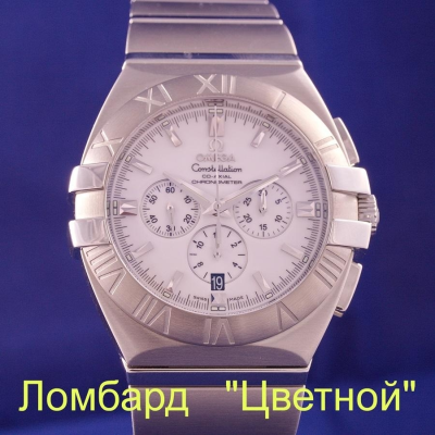 Швейцарские часы Omega  Double Eagle Chonograph