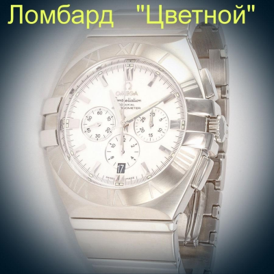 Швейцарские часы Omega  Double Eagle Chonograph