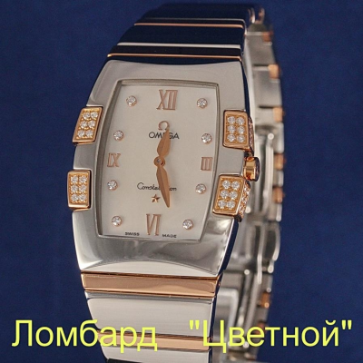 Швейцарские часы Omega  Quadrella Big Size