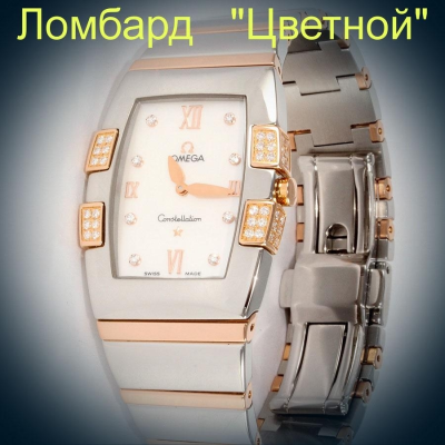 Швейцарские часы Omega  Quadrella Big Size