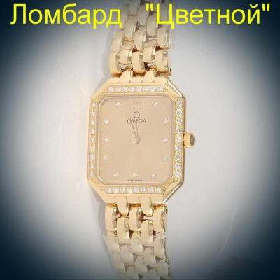 Швейцарские часы Omega  DeVille Yellow Gold