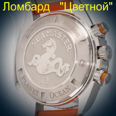 Швейцарские часы Omega  Planet Ocean Seamaster Chronograph 45mm