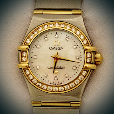 Швейцарские часы Omega  Constellation Lady Diamonds