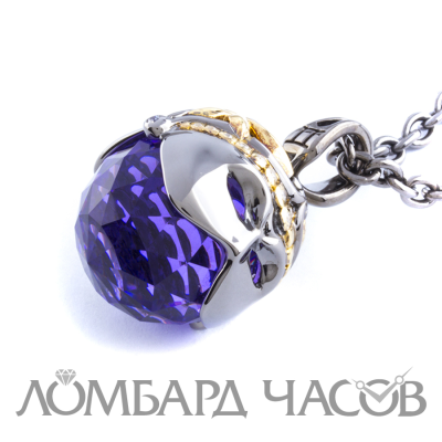 Ювелирное изделие Stephen Webster  Astro Ball Two Tone Blue Violet Crystal Pendant