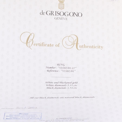 Ювелирное изделие de Grisogono De Grisogono 
Romantic 18K White Gold Ring