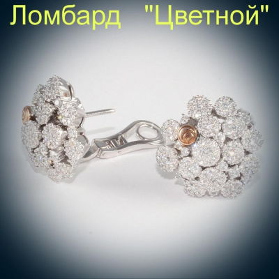 Ювелирное изделие Damiani  серьги с бриллиантами