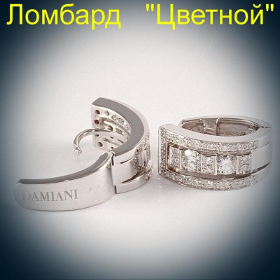 Ювелирное изделие Damiani  "Belle Epoque" серьги с бриллиантами