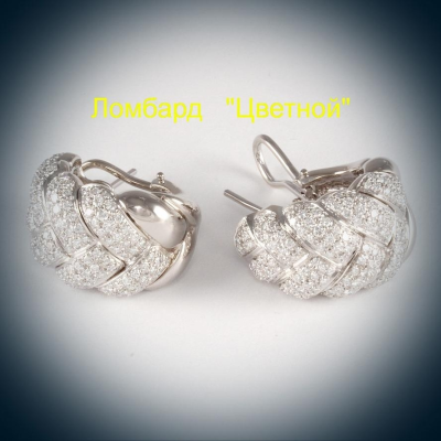 Ювелирное изделие Damiani  серьги с бриллиантами