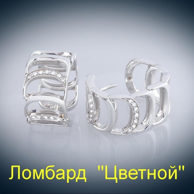 Ювелирное изделие Damiani  серьги с бриллиантами