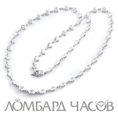 Ювелирное изделие Tiffany & Co  Elsa Peretti Diamonds by the Yard колье из платины