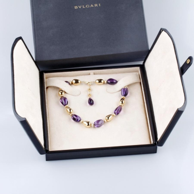 Ювелирное изделие Bvlgari  Yellow Gold And Amethyst Necklace