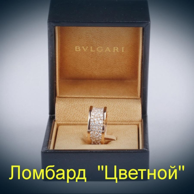 Ювелирное изделие Bvlgari  "B.Zero1" кольцо с бриллиантами