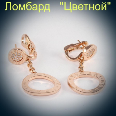 Ювелирное изделие Bvlgari  "Bulgari-Bulgari" серьги с бриллиантами
