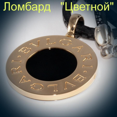 Ювелирное изделие Bvlgari  "Bulgari-Bulgari" подвеска на шнурке