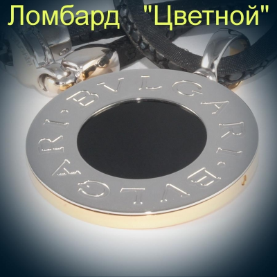 Ювелирное изделие Bvlgari  "Bulgari-Bulgari" подвеска на шнурке