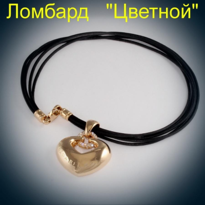 Ювелирное изделие Bvlgari  Vintage Diamond Heart Pendant подвеска "Сердце"