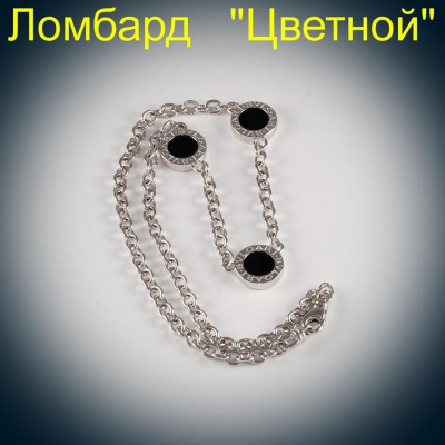 Ювелирное изделие Bvlgari  "Bulgari-Bulgari" колье с бриллиантами и ониксом