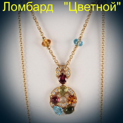 Ювелирное изделие Bvlgari  Concentrica Colori колье