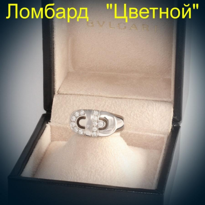 Ювелирное изделие Bvlgari  Parentesi кольцо с бриллиантами